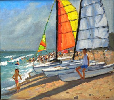 Sailboats, Garrucha, Spain by Andrew Macara